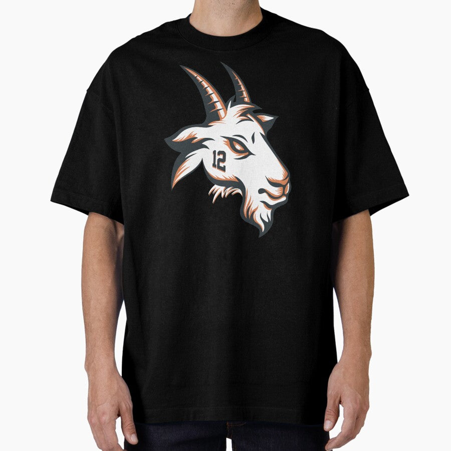 Limited Edition GOAT 12 Shirt, Mug, Hoodie, Sticker, Throw Blanket & Tapestry! Oversized T-Shirt