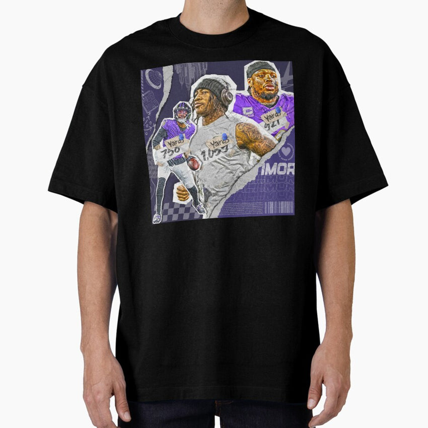 Baltimore Football Squad Design 1 Oversized T-Shirt