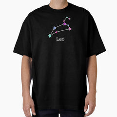 Zodiac Constellation Leo Oversized T-Shirt