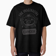 Cancer Zodiac Sign, Astrology, Astrological Sign Oversized T-Shirt
