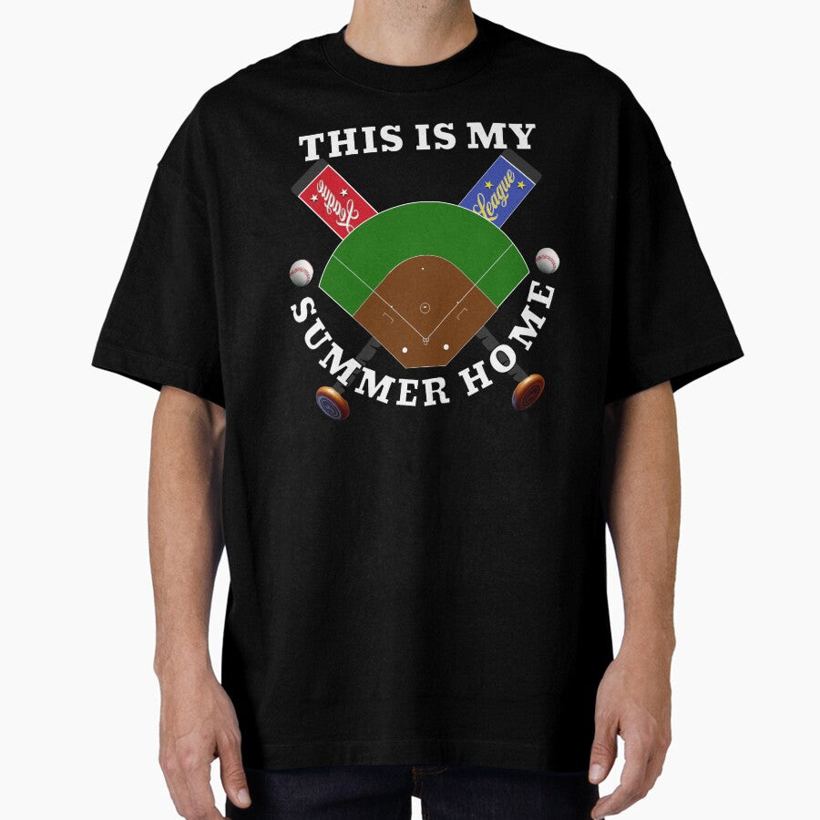BALLPARK SUMMER HOME Oversized T-Shirt