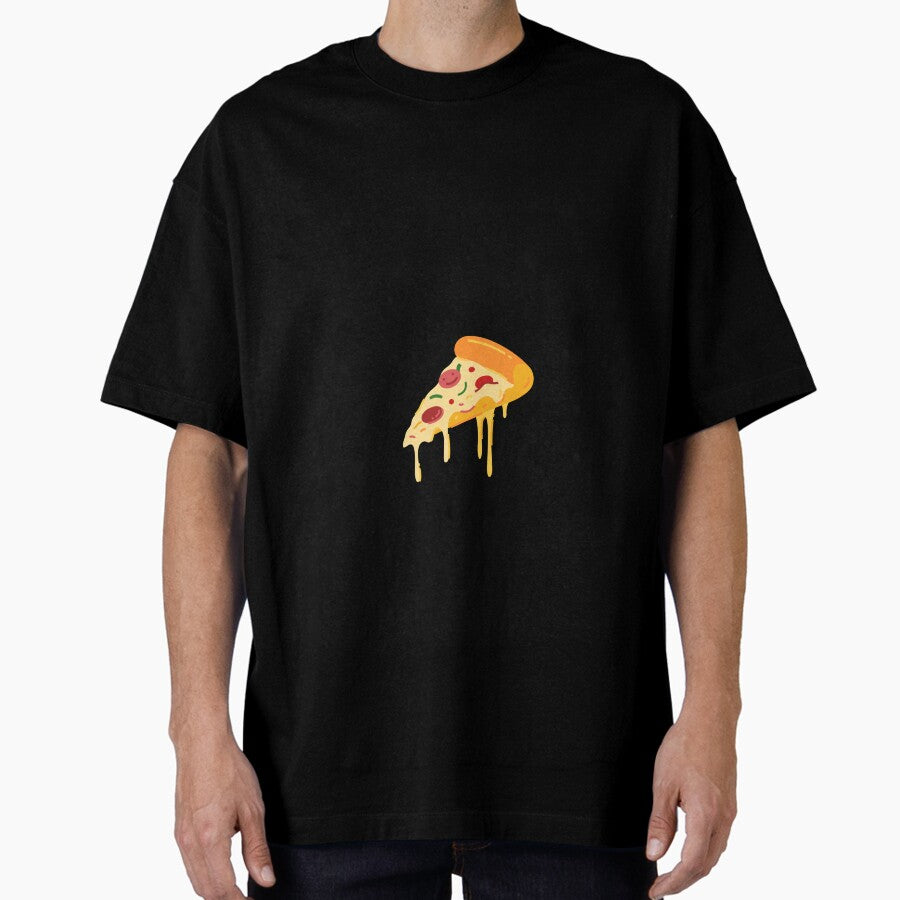 Gluten Free Pizza Lover Fun Coeliac-Friendly Design for Foodies Oversized T-Shirt