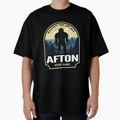 Afton Minnesota Bigfoot Sasquatch Oversized T-Shirt