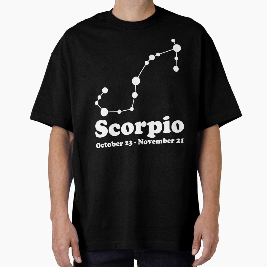 Scorpio Astrological Sign Oversized T-Shirt