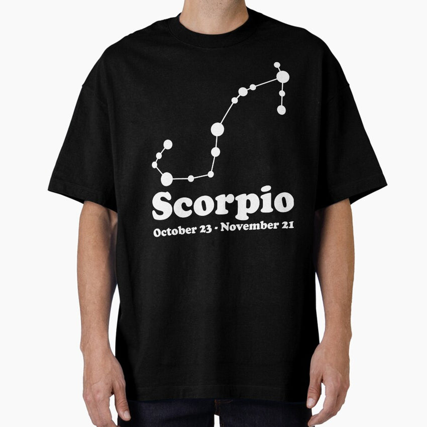 Scorpio Astrological Sign Oversized T-Shirt