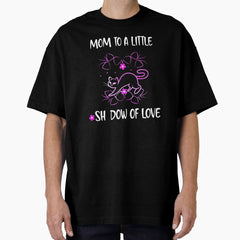 Best Black Cat Mom for Proud Feline Lovers Oversized T-Shirt