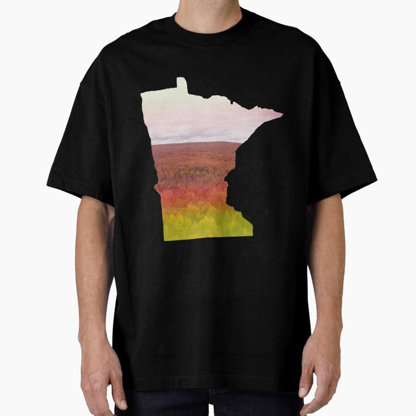 Autumn Oberg Mountain North Shore Minnesota Oversized T-Shirt
