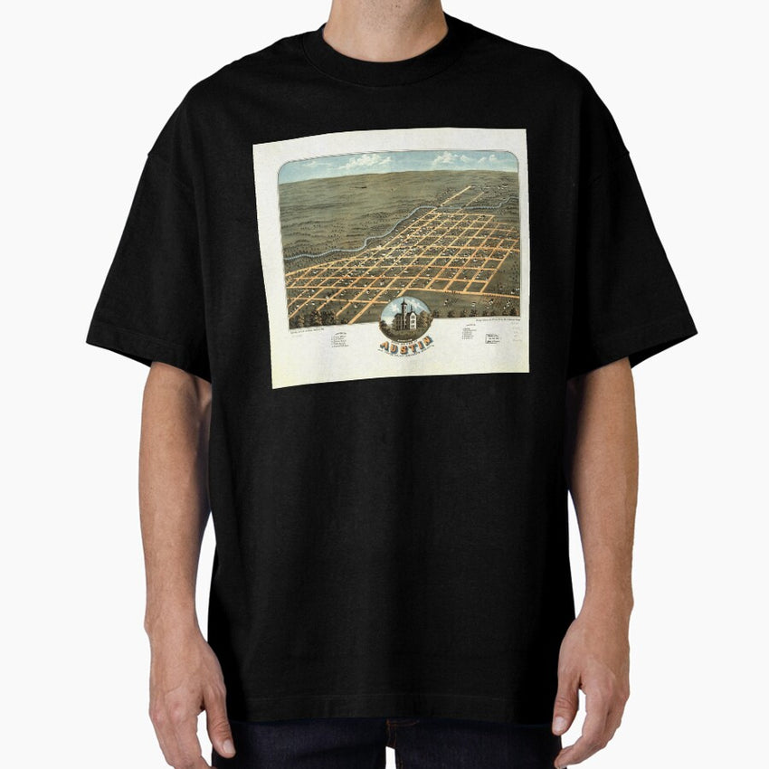 Austin, Minnesota (1870) Oversized T-Shirt