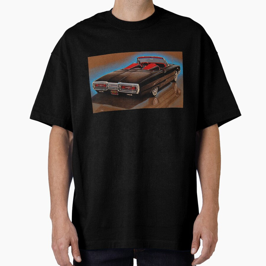 1964 Ford Thunderbird Sports Roadster Convertible Oversized T-Shirt