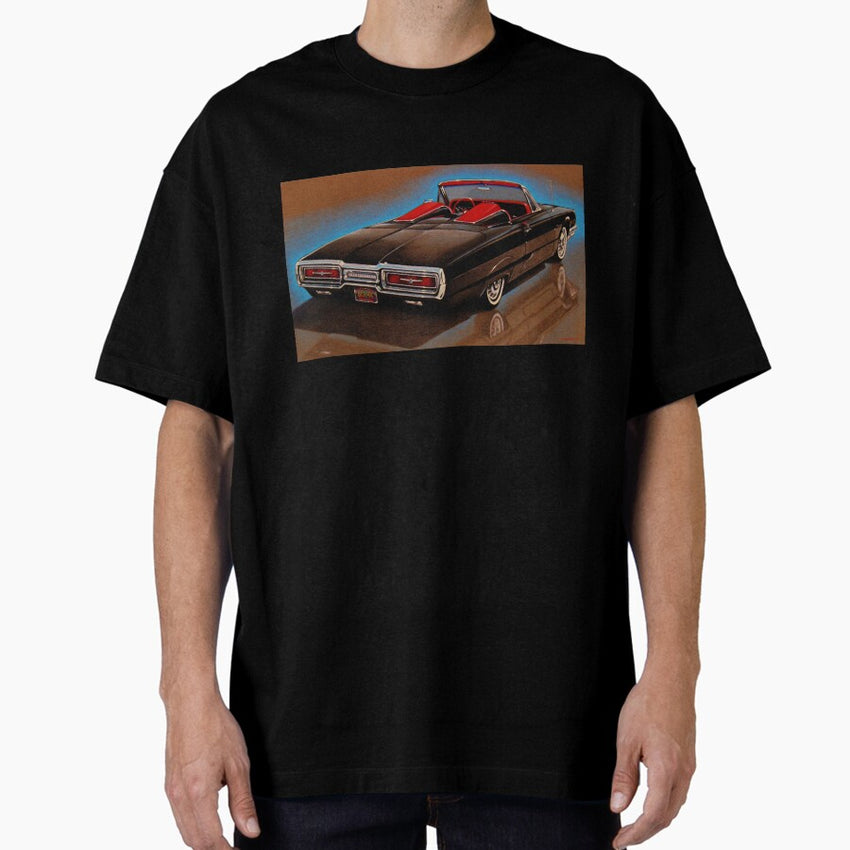 1964 Ford Thunderbird Sports Roadster Convertible Oversized T-Shirt