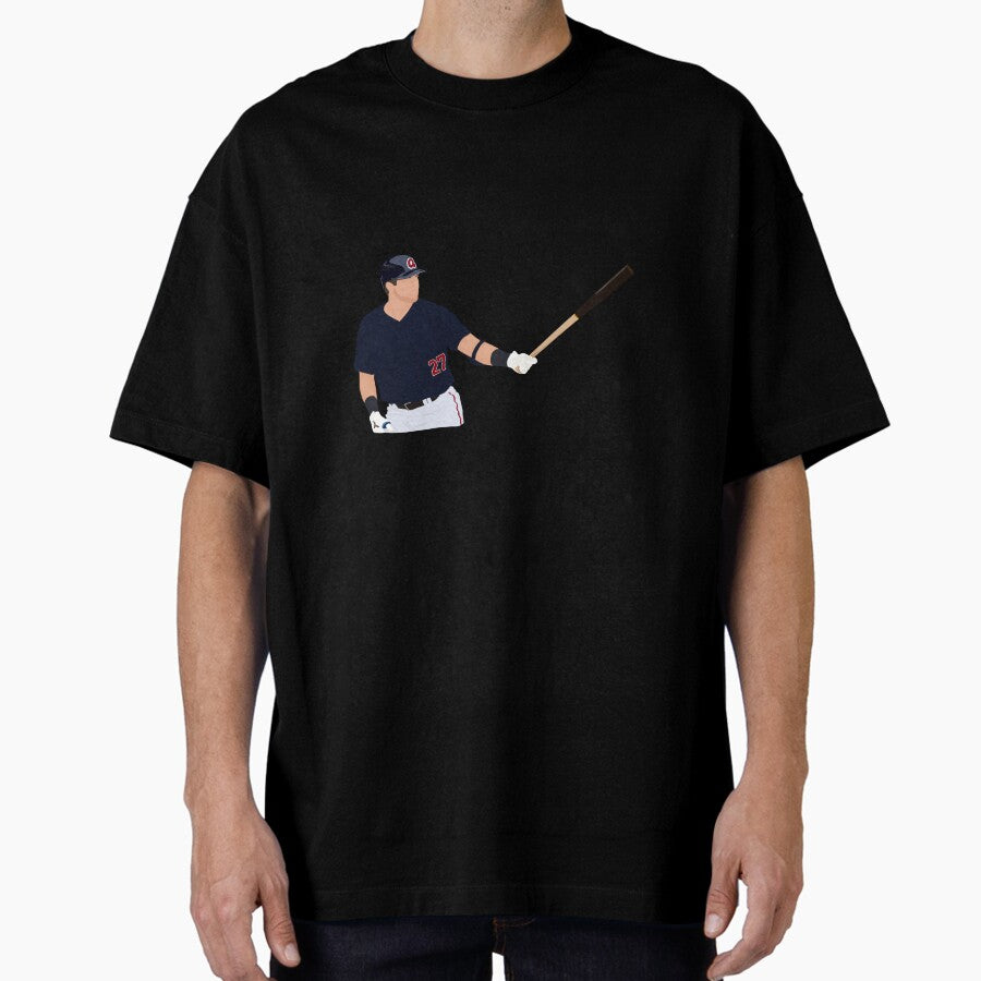 Austin Riley batting Oversized T-Shirt