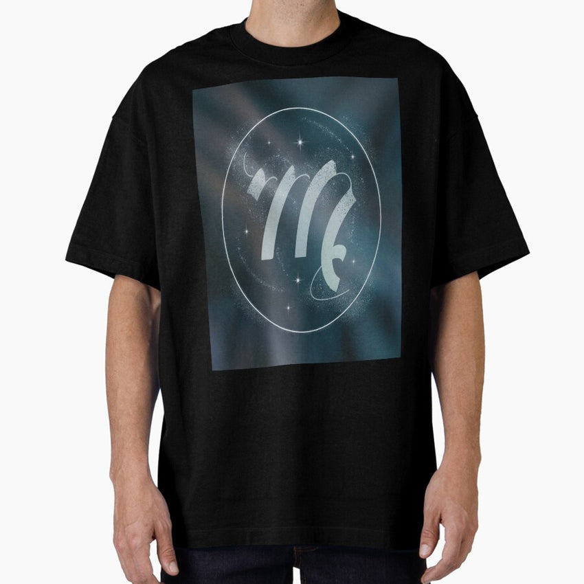 Astrology Zodiac Designs Virgo 4 Oversized T Shirt