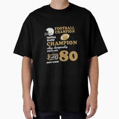 American Footbal Champion Oversized T Shirt