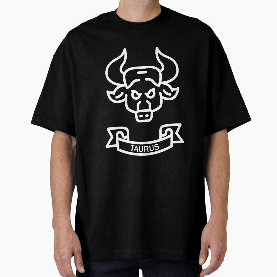 A Zodiac Sign Test Taurus Oversized T-Shirt