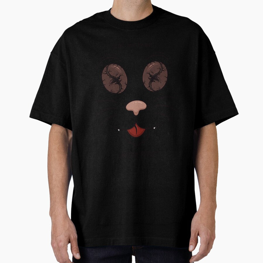 cat mother coffee lover Oversized T-Shirt