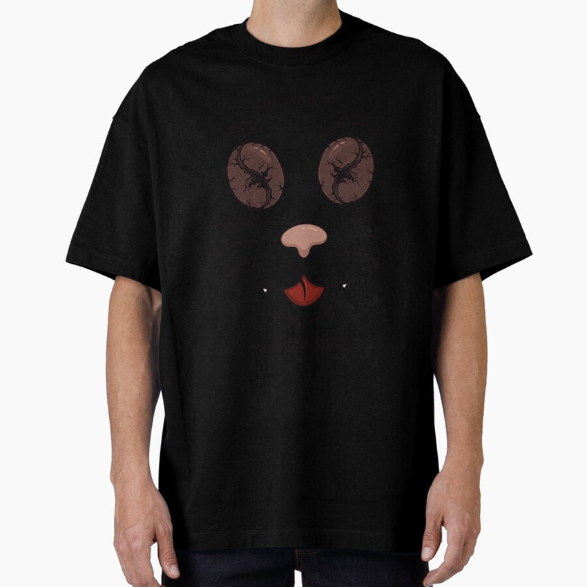 cat mother coffee lover Oversized T-Shirt