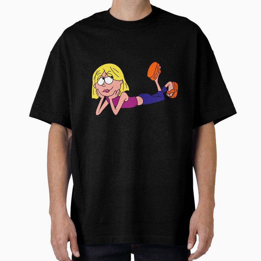 Lizzie Mcguire Cartoon Oversized T Shirt