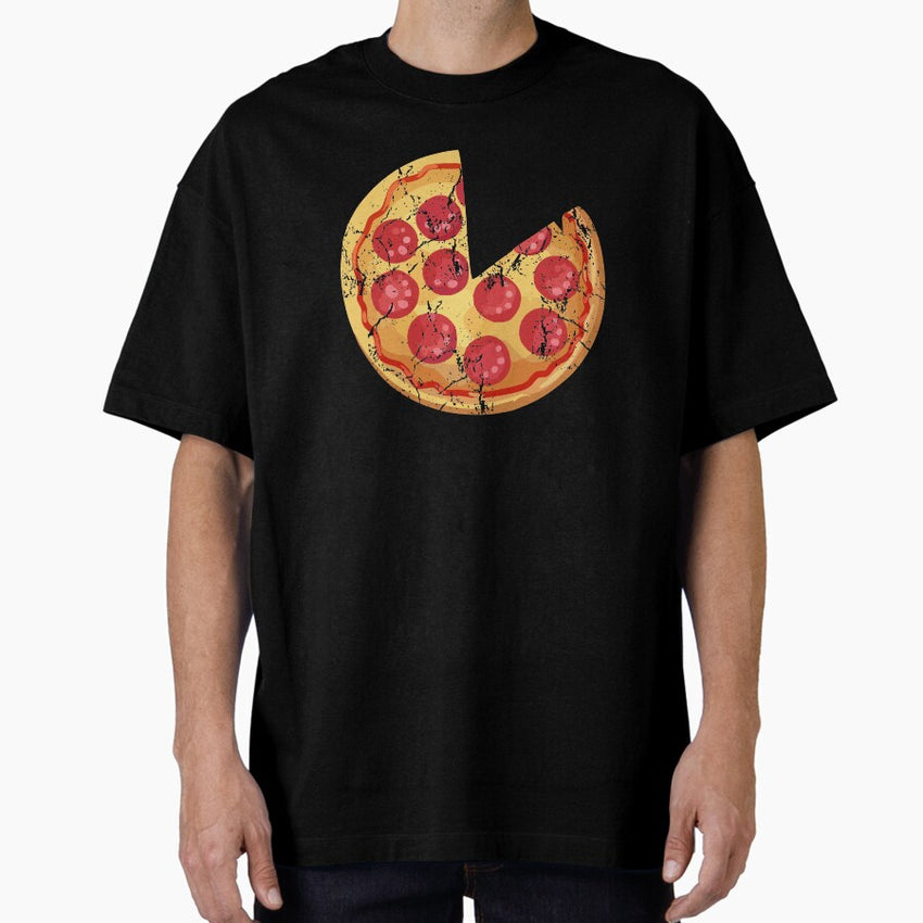 Pizza Pie Matching halloween costume for couples Oversized T-Shirt