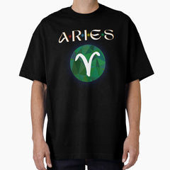 Aries, The Ram-Zodiac Sign.Version 11. Oversized T-Shirt