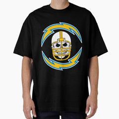 Chargers Skull Oversized T Shirt