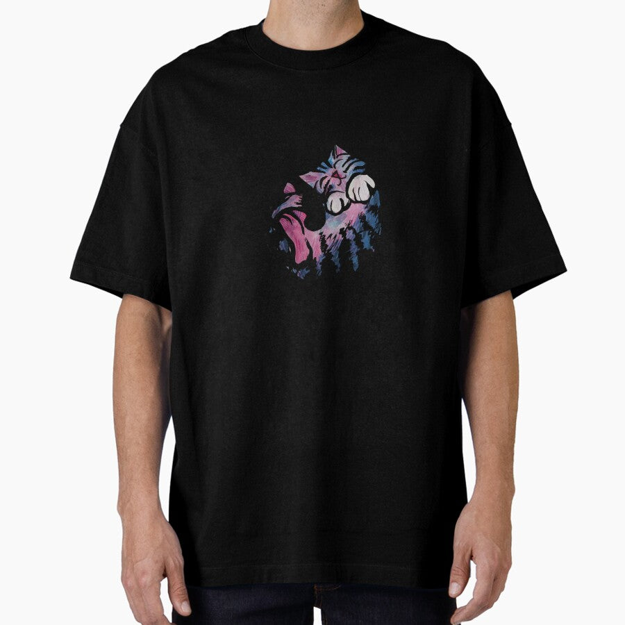 Cute kitty Cat Oversized T-Shirt