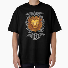 Leo Zodiac Birthday Oversized T-Shirt