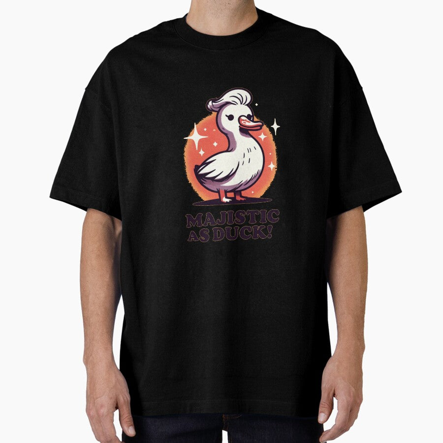 Majestic As Duck Oversized T Shirt