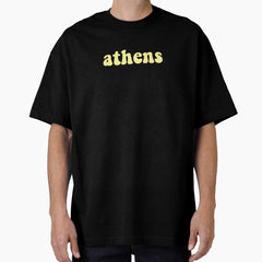 Athens Soft Yellow Oversized T Shirt