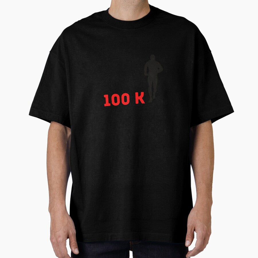 100km club trail runner Oversized T-Shirt