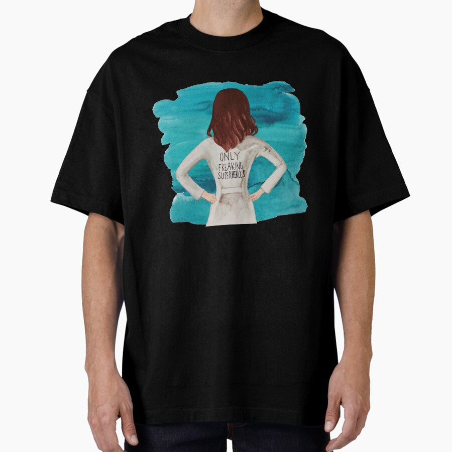 Amelia Shepherd Superhero Oversized T-Shirt