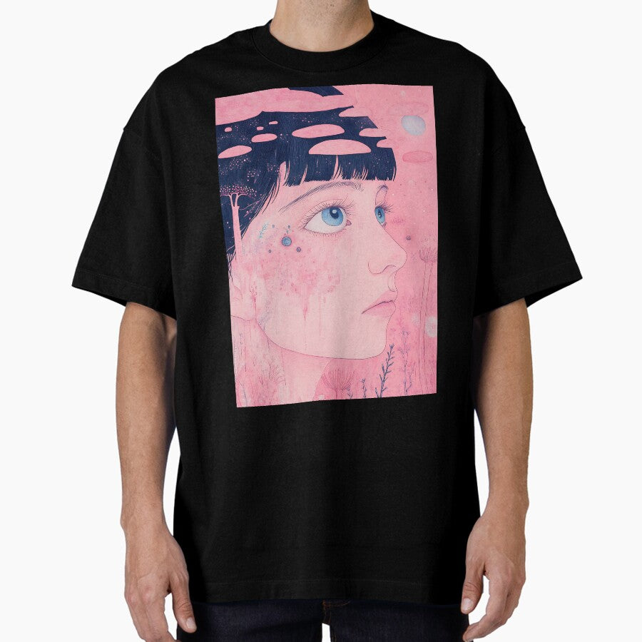 Fairycore Aesthetic Pink Magical Dream Oversized T Shirt
