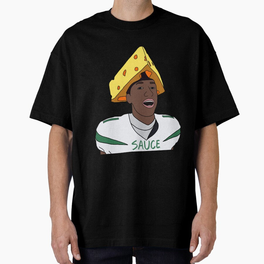 Cheesehead Sauce Oversized T Shirt