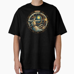 ZODIAC Sagittarius - Astrological SAGITTARIUS - SAGITTARIUS - ZODIAC sign - Van Gogh style - 10 Oversized T-Shirt