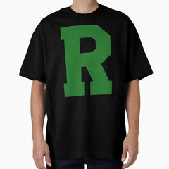 Alphabet, Green R, Sports letter R Oversized T-Shirt
