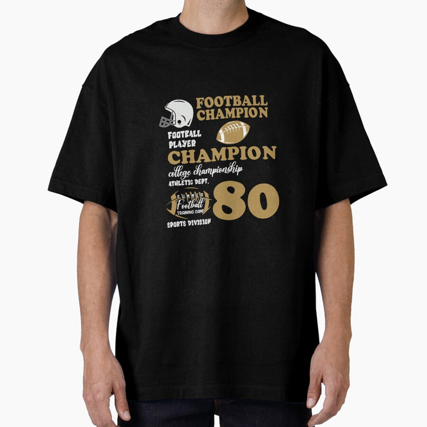 American Footbal Champion Oversized T-Shirt