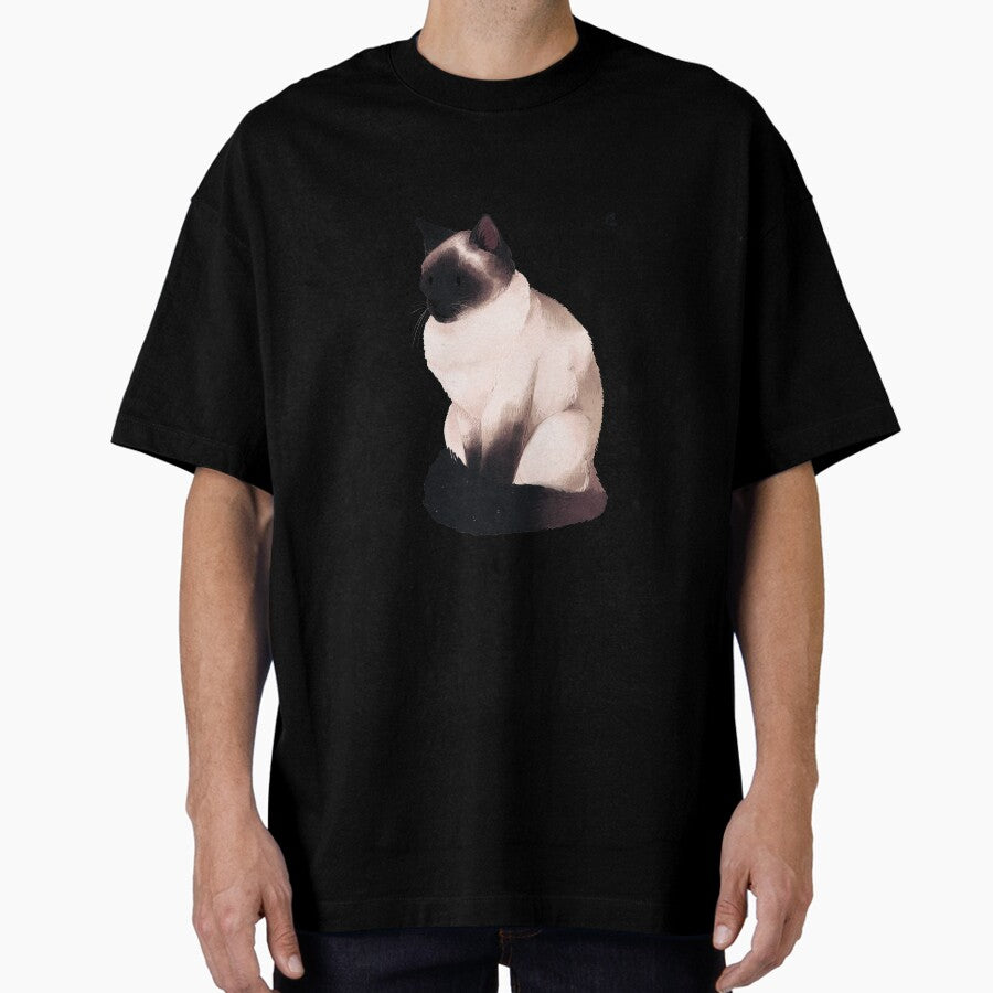 Balinese Illustration Oversized T-Shirt