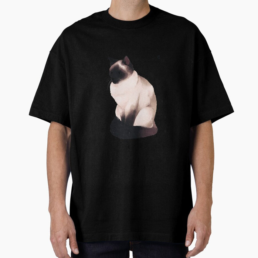 Balinese Illustration Oversized T-Shirt