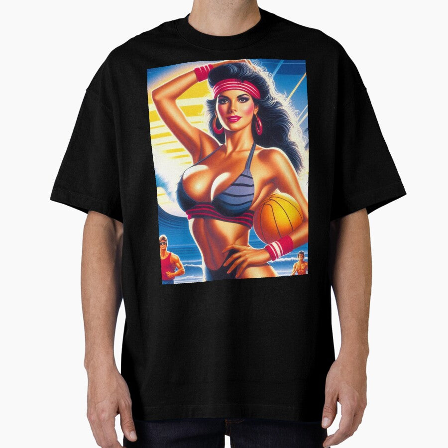 Athletic Sports Girl Oversized T-Shirt