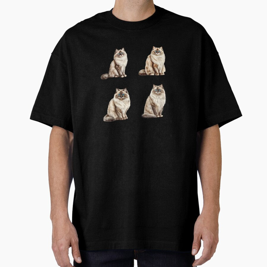 Ragdoll Cats Oversized T-Shirt