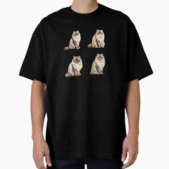Ragdoll Cats Oversized T-Shirt