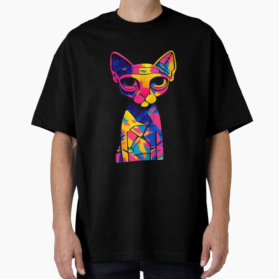 Sphynx cat 4 Oversized T-Shirt