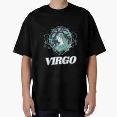 Virgo Zodiac Sign Oversized T-Shirt
