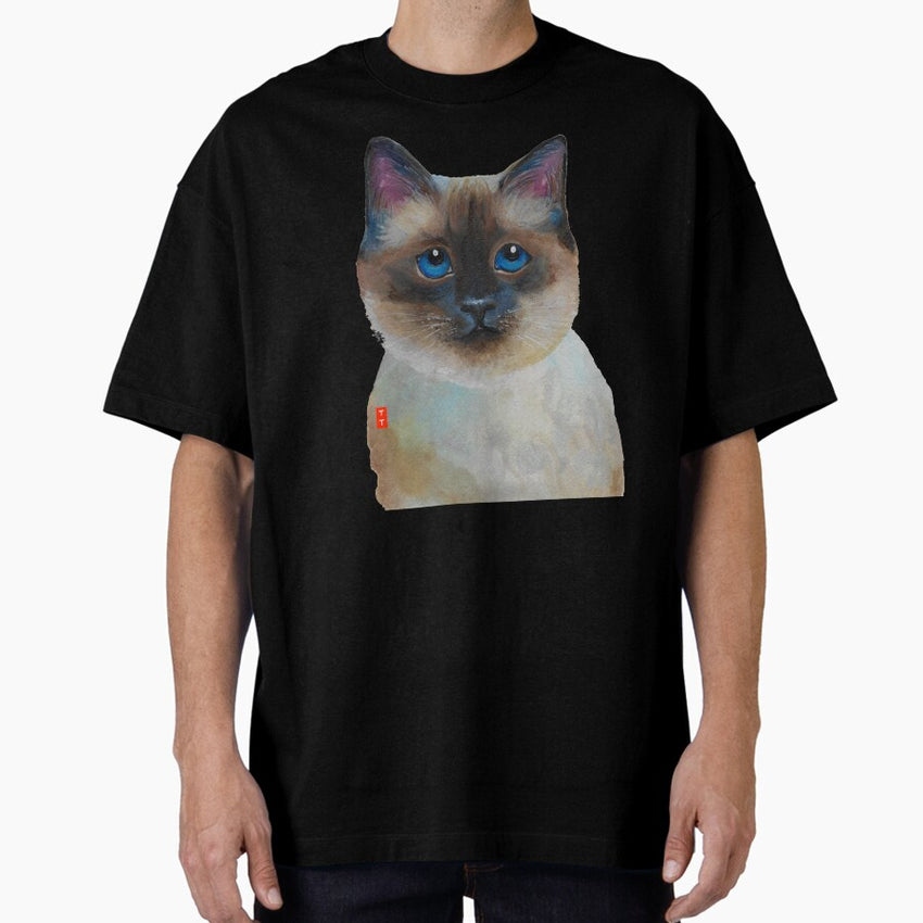Balinese Cat Oversized T-Shirt