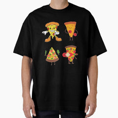 Keep Calm And Eat Pizza - Pizza Lovers Oversized T-Shirt