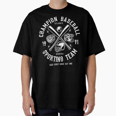 Champion Baseball Sporting Team Oversized T-Shirt
