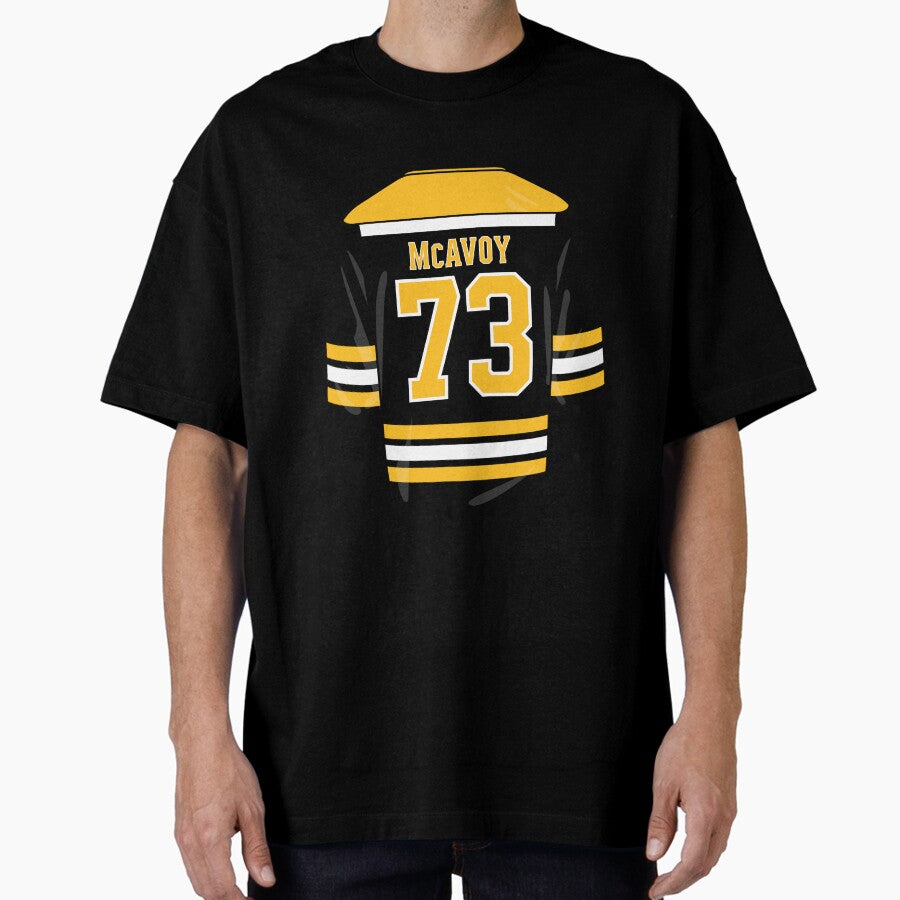 Charlie McAvoy Boston jersey Oversized T-Shirt