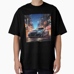 Anime Sports Car Oversized T-Shirt