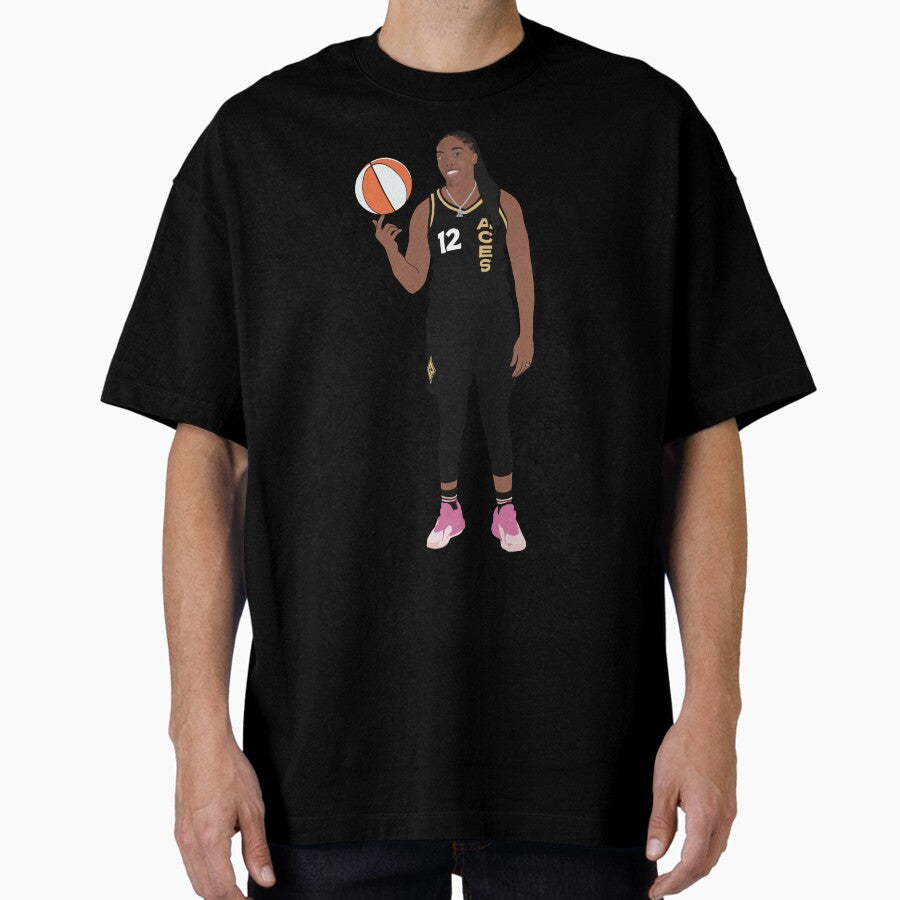 Chelsea Gray Las Vegas Basketball Aces Oversized T-Shirt