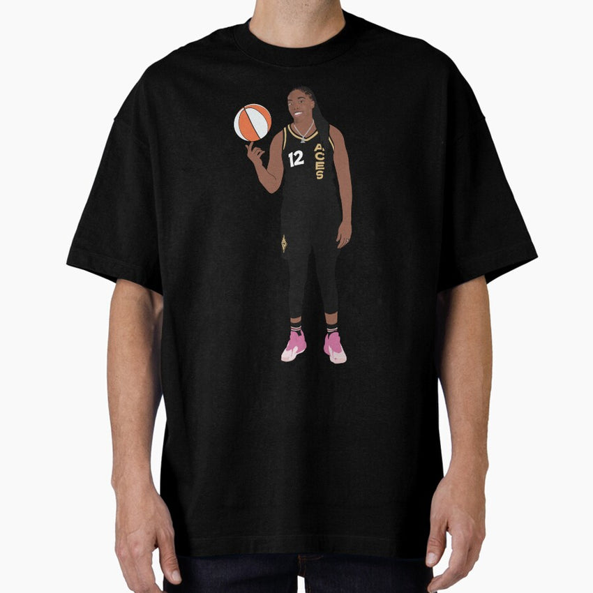 Chelsea Gray Las Vegas Basketball Aces Oversized T-Shirt