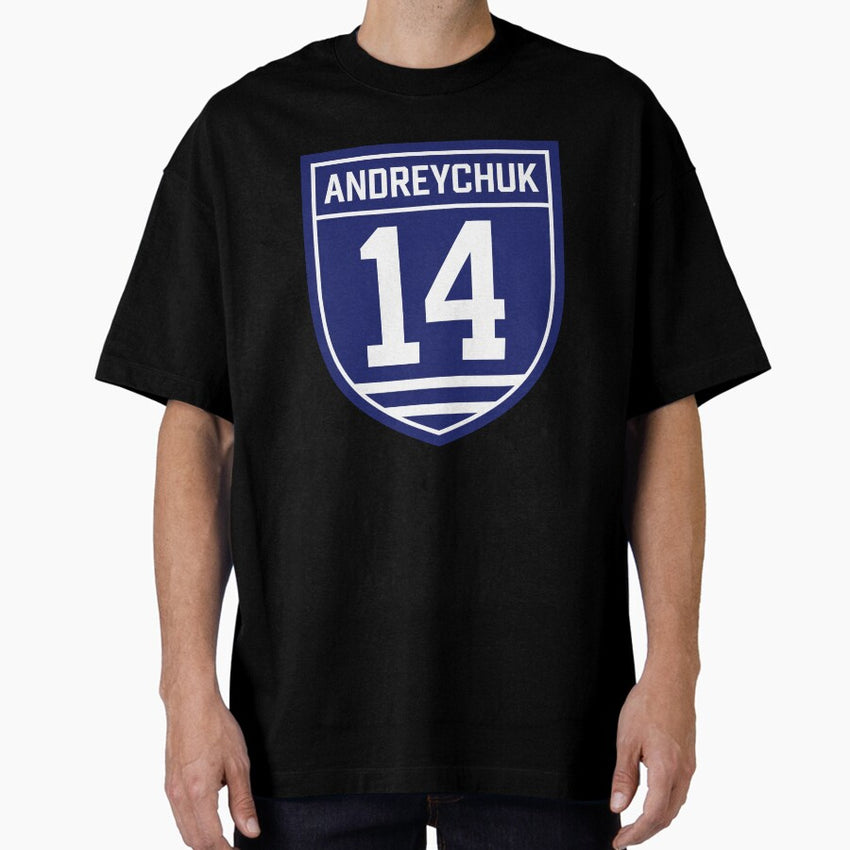 Andreychuk #14 emblem Oversized T-Shirt